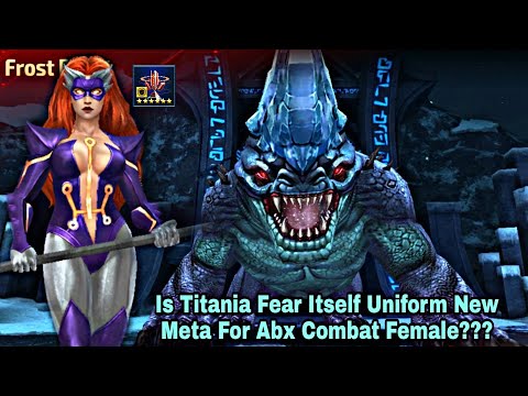 Is Titania Fear Itself Uniform New Meta For Abx Combat Female? - Marvel Future Fight