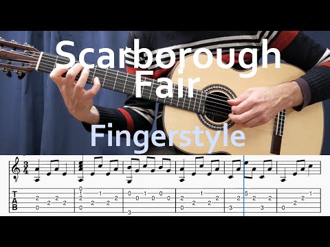 Scarborough Fair (Fingerstyle | Play-Along Tab)