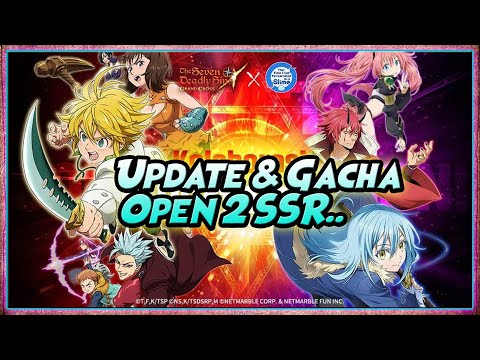 GACHA 7DS x SLIME "Rimuru, Milim, Benimaru" + Open 2 SSR Tiket - The Seven Deadly Sins: Grand Cross
