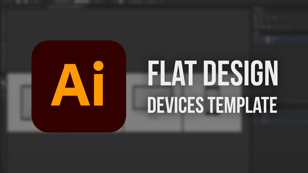 I Made A Flat Design Devices Template Pack (Illustrator) | FREE FILE DOWNLOAD