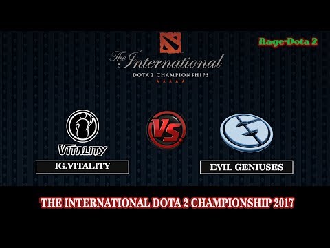 IG.Vitality VS Evil Geniuses (EG) BO2 ( Game1 ) | DOTA 2 The International 7 (TI7) 2017