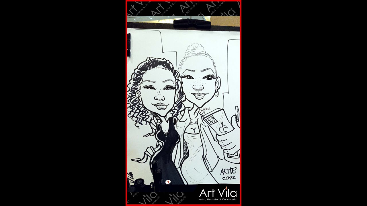 Promotional video thumbnail 2 for Art Vila, Caricaturist & Illustrator