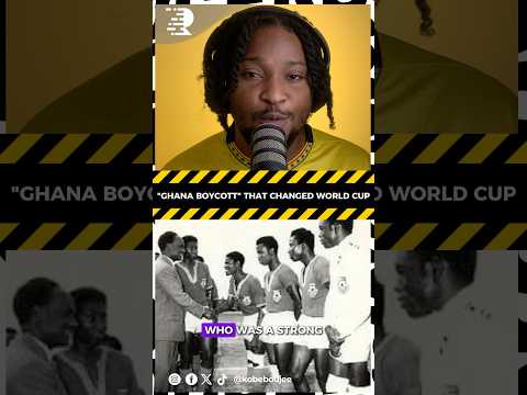 THE GHANA 1966 BOYCOTT WHICH CHANGED FIFA WORLD FOREVER🇬🇭😳