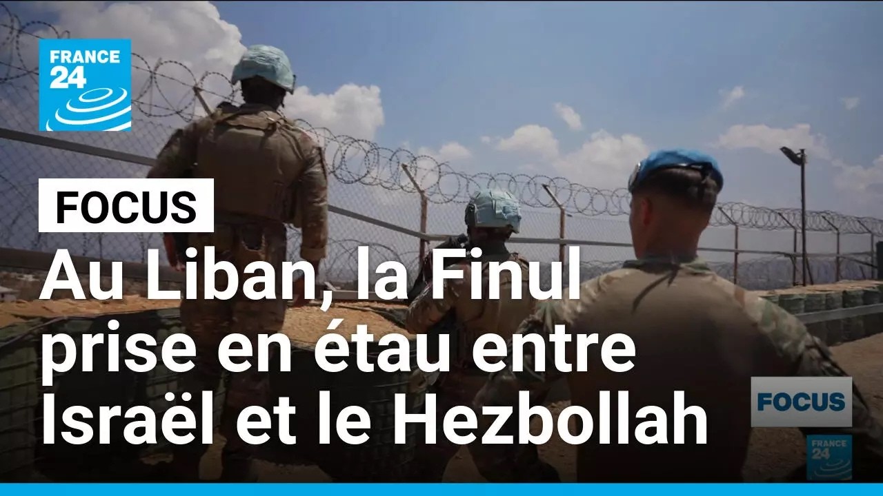 Illustration: Liban : les Casques bleus français sous la menace d'Israël et du Hezbollah