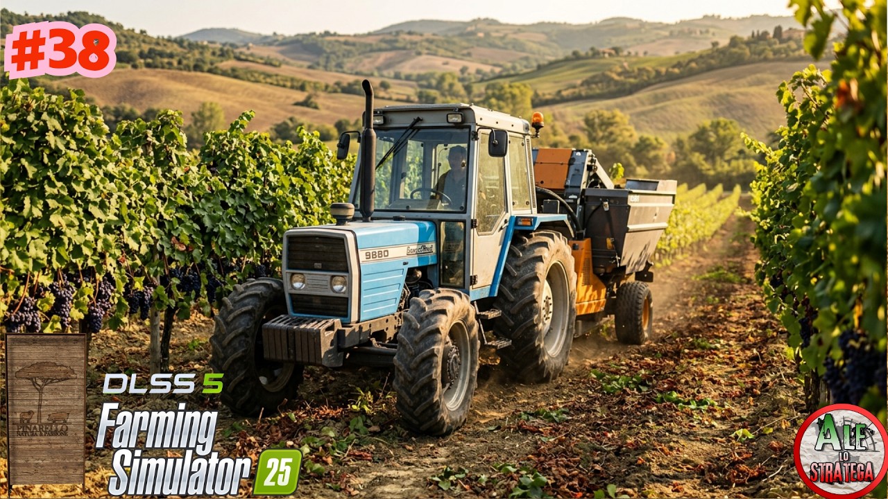 ULTIMO RACCOLTO DELLA VIGNA CON IL LANDINI || FARMING SIMULATOR 25 gameplay ITA || ETRURIA #38