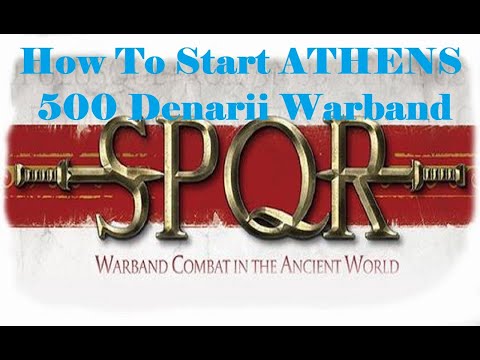 SPQR - ATHENS 500 Denarii STARTER Warband