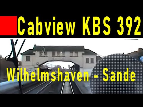 Führerstandmitfahrt KBS 392 Wilhelmshaven - Sande (Herbst 2000 | VHS-Aufzeichnung)