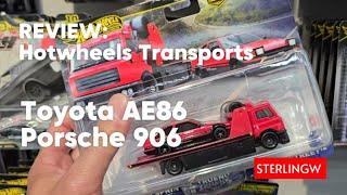 REVIEW:  HotWheels Team Transport: Toyota AE86 and  66' Porsche 906 