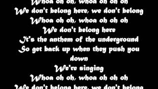 We Don&#39;t Belong By Black Veil Brides Lyrics