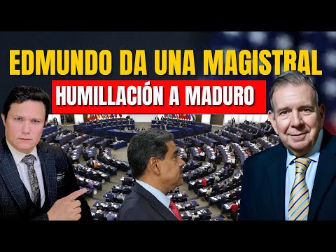 EDMUNDO GIVES A MASTERFUL SPEECH IN THREE LANGUAGES HUMILIATING MADURO AND...