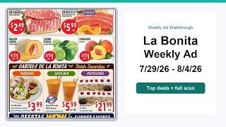 La Bonita Weekly Ad (7/29/26 - 8/4/26) Top 10 Deals
