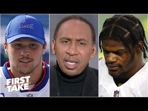 史蒂芬 A. 質疑 Lamar Jackson 能否擊敗 Bills？| First Take (Stephen A. is skeptical Lamar Jackson can pull off an upset over the Bills | First Take)