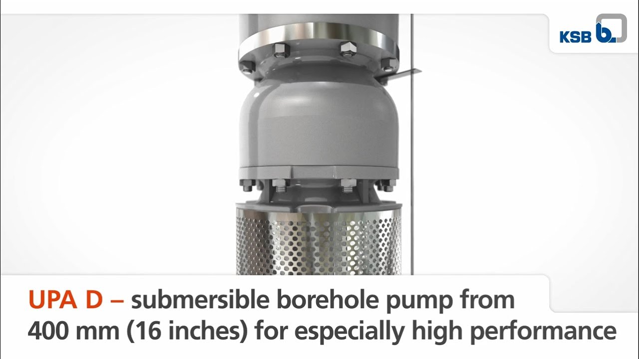 UPA-D – submersible borehole pump for especially high performance