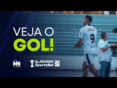 Watch the goal scored by ASA against CRB in the 2026 Alagoano Championship.