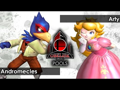 Melee: Andromecles (Falco) V Arty (Peach) - Obelisk 49 Tournament SSBM