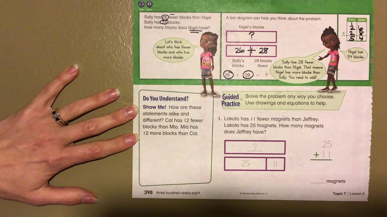 2nd grade math lesson 7-2