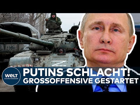 UKRAINE-KRIEG: Schlacht um Donbass! Die russische Großoffensive hat begonnen I WELT News