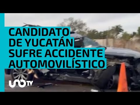 Joaquín Díaz Mena, candidato a gobernador de Yucatán, sufre accidente - UnoTV