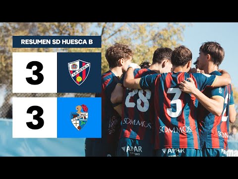 RESUMEN: SD HUESCA B 3-3 CD BINEFAR | Jornada 10