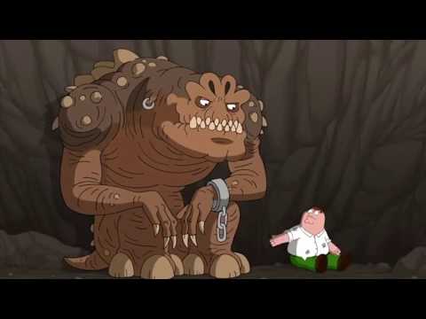 Peter is friends with Rancor from Star Wars! - Family Guy Best Moments