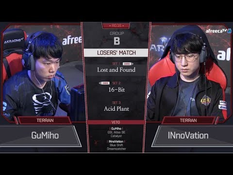 [2018 GSL Season 3] Code S Ro.16 Group B Match4 GuMiho vs INnoVation