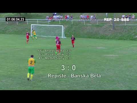 10.8.2018 Repište - Banská Belá 5:0 (1:0) GÓLY
