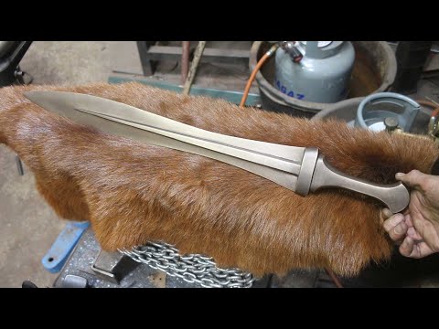 Casting a bronze sword, the complete movie.