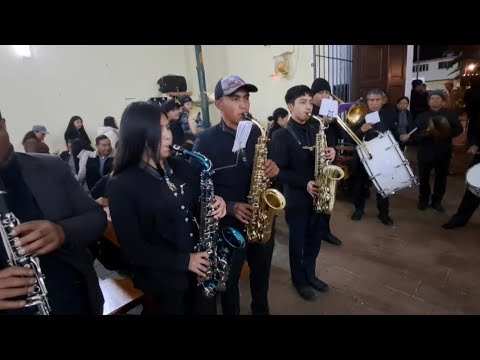 Marcha funebre - Mater Dolorosa - Semana Santa en San Antonio Sacatepequez San Marcos Guatemala 