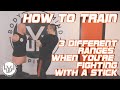 3 Ranges When Fighting With A Stick And How To Practice Them
