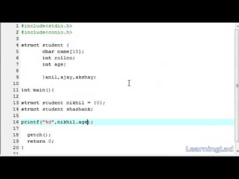 49   Structures in C Programming Language Video Tutorial   More Details