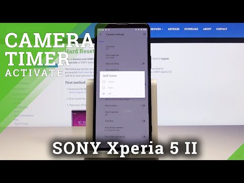 How to Use Camera Timer in SONY Xperia 5 II – Selfie Timer