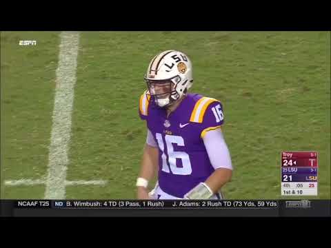 Final moments of LSU vs Troy 2017 (feat. Celine Dion)