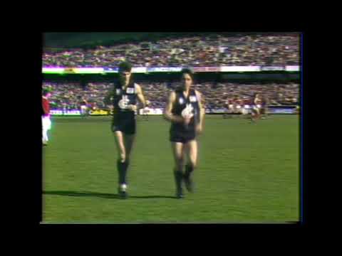 1985 Round 17 - Carlton vs Essendon at Princes Park - Lou Richards and Peter Landy pre game comments