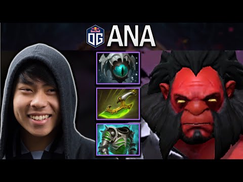OG.ANA SMURF AXE WITH CUIRASS AND SWIFT BLINK - DOTA 2 7.29 GAMEPLAY