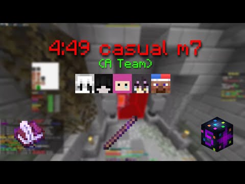 4:49 M7 Casual 5/5 Legit Mage POV | Hypixel Skyblock