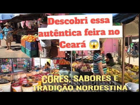 Feira livre no Ceará, onde encontrei cores, sabores e tradição Nordestina 🍊🍇🌶️