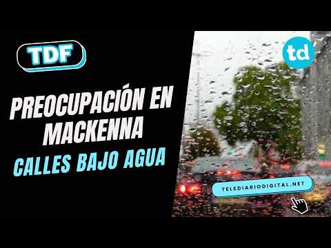 Temporal en Vicuña Mackenna: calles anegadas y preocupación por inundaciones 🌧️