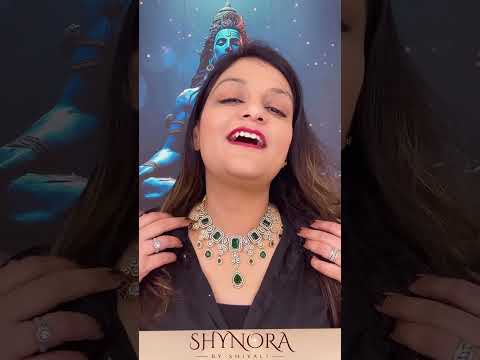 Emerald Green AD Necklace Set with Maang Tikka