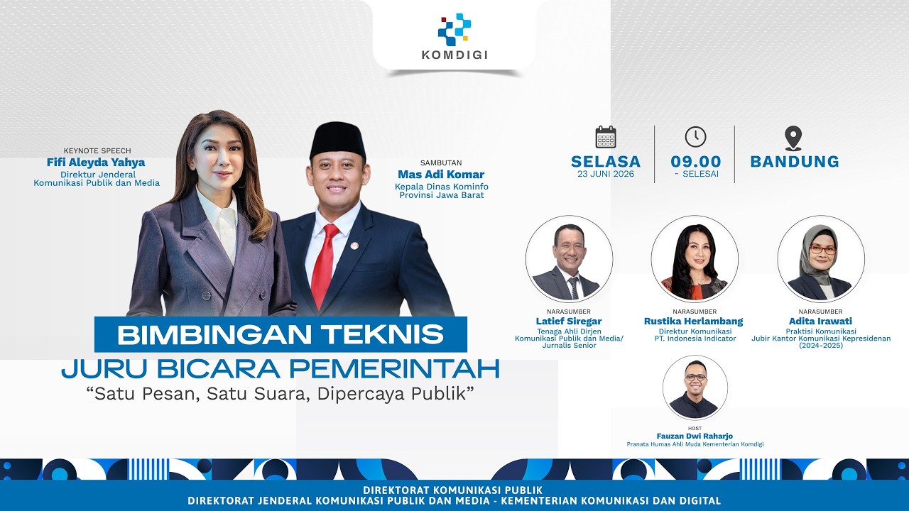 Bimbingan Teknis Juru Bicara Pemerintah 