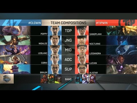 CLG vs TIP Highlights - COUNTER LOGIC GAMING vs TEAM IMPULSE - NA LCS Week 6 - SPRING 2016