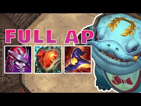 100% AP Tahm Kench in the New league of legends Arena mode And the result is chocking