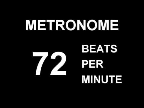 METRONOME 72 BPM (BEATS PER MINUTE)