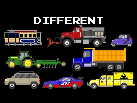 Opposite Vehicles 2 - Railway Vehicles, Street Vehicles, Aircraft - The Kids' Picture Show