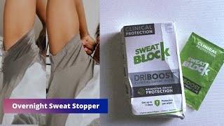 STOP SWEATY ARMPITS OVERNIGHT with Sweat blocker | Underarms Hack (Must Watch!)