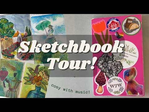 Sketchbook Tour!  Quiet with music / no talking