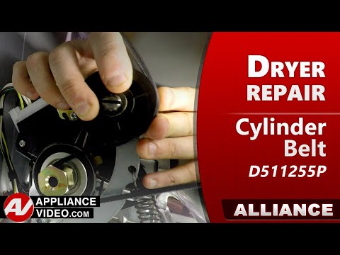 Speed Queen Dryer Will Not Start - Cylinder Belt Repair