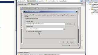 Data Flow Task (transfer data from database to excel file)