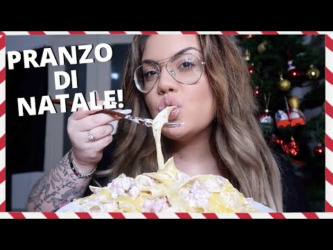 MUKBANG PRANZO NATALIZIO CON DOLCE! SPECIALE NATALE / VLOGMAS chiara paradisi