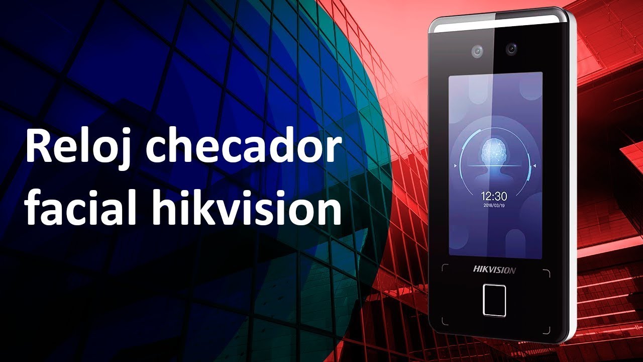 Control acceso Hikvision MF4.3 lector facial