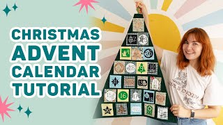 Christmas Tree Advent Calendar Sewing Tutorial